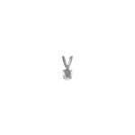 Pendentif Mabila Or Blanc Oxyde De Zirconium - Pendentifs Femme | Marc Orian