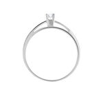 Bague Solitaire Morrigane Or Blanc Diamant - Solitaires Femme | Marc Orian