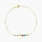 Bracelet Hortense Or Jaune Topaze P&eacute;ridot - Bracelets cha&icirc;nes Femme | Marc Orian