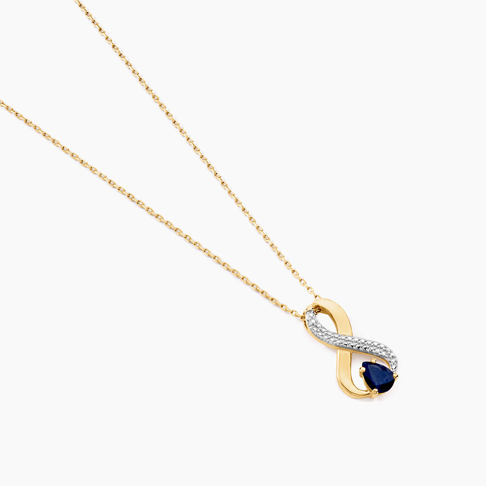 Collier Iolo Or Jaune Saphir - Colliers avec pierres Femme | Marc Orian