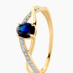 Bague Or Jaune Katalinta Saphir - Solitaires Femme | Marc Orian