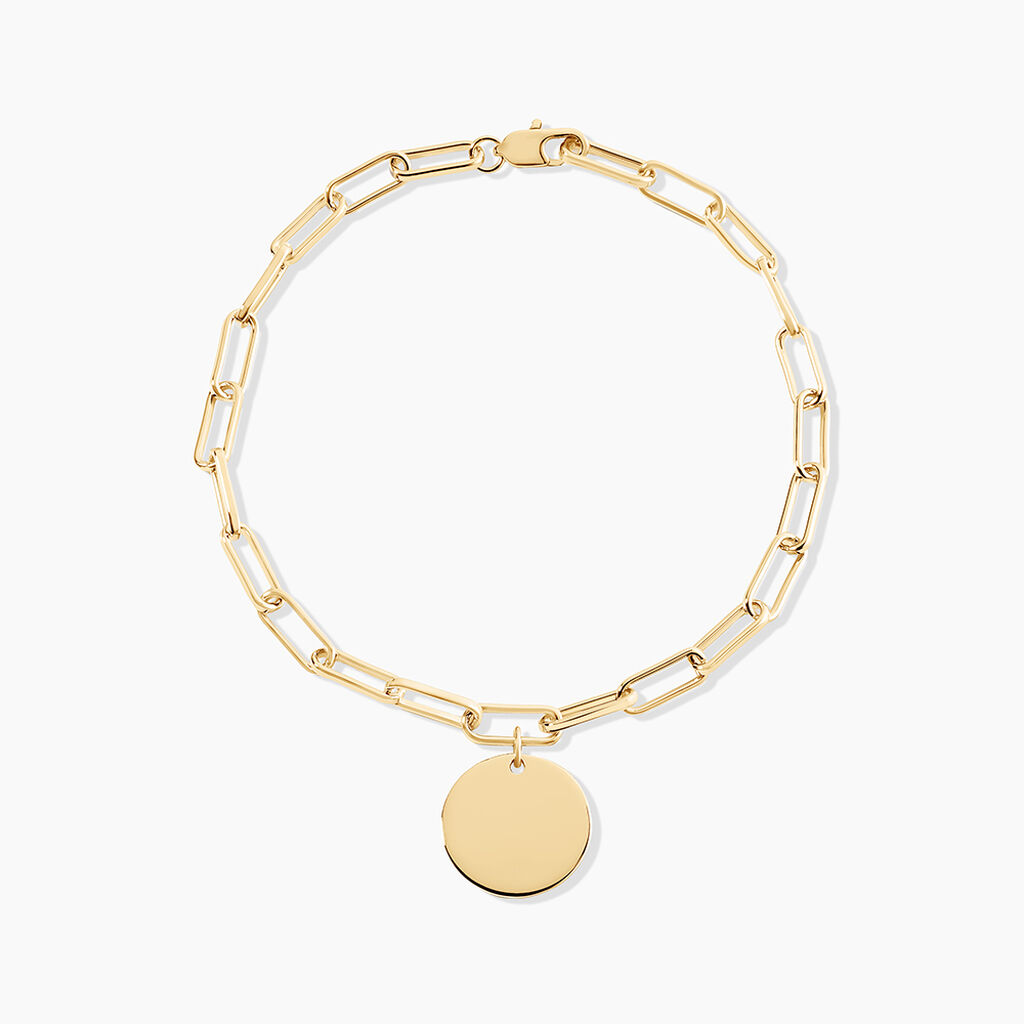 Bracelet Neala Plaqu&eacute; Or Jaune - Bracelets Medailles Femme | Marc Orian