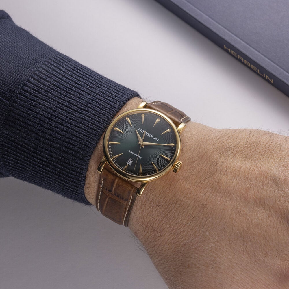 Montre Herbelin Inspiration Auto Vert - Montres automatiques Homme | Marc Orian