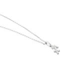 Collier Astra Argent Blanc Oxyde De Zirconium - Colliers avec pierres Femme | Marc Orian