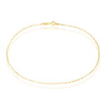 Cha&icirc;ne De Cheville Maille Jaseron Or Jaune - Chaines de cheville Femme | Marc Orian