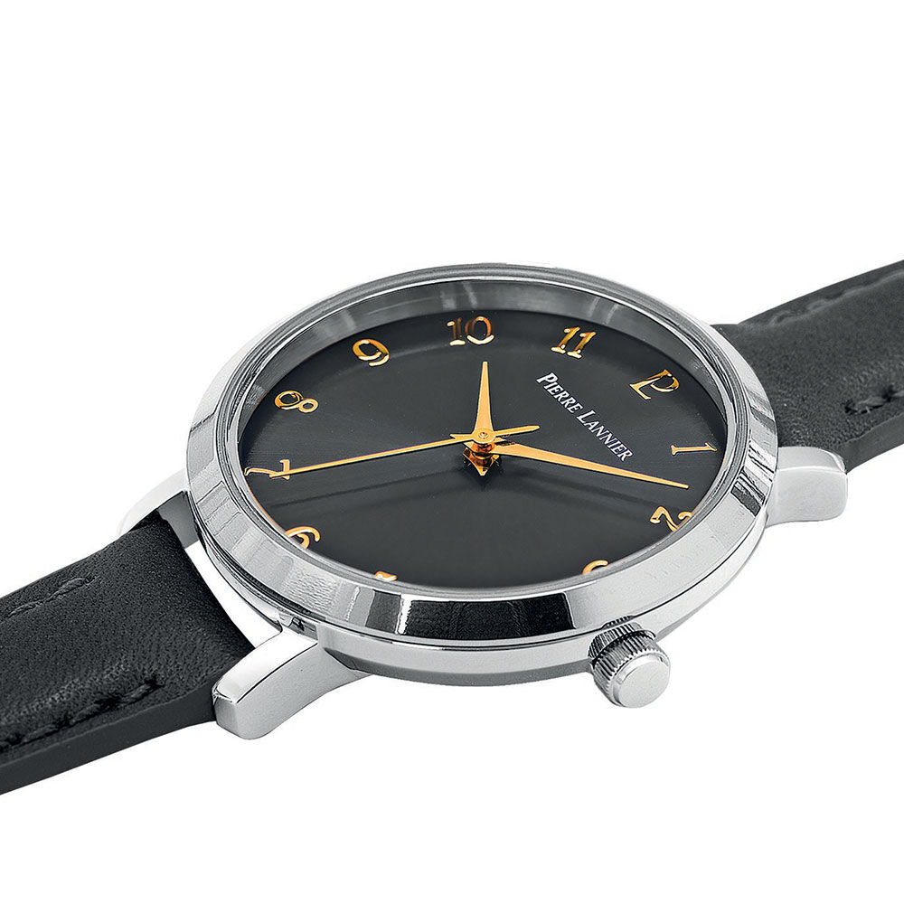 Montre Pierre Lannier Chouquette Noir - Montres classiques Femme | Marc Orian