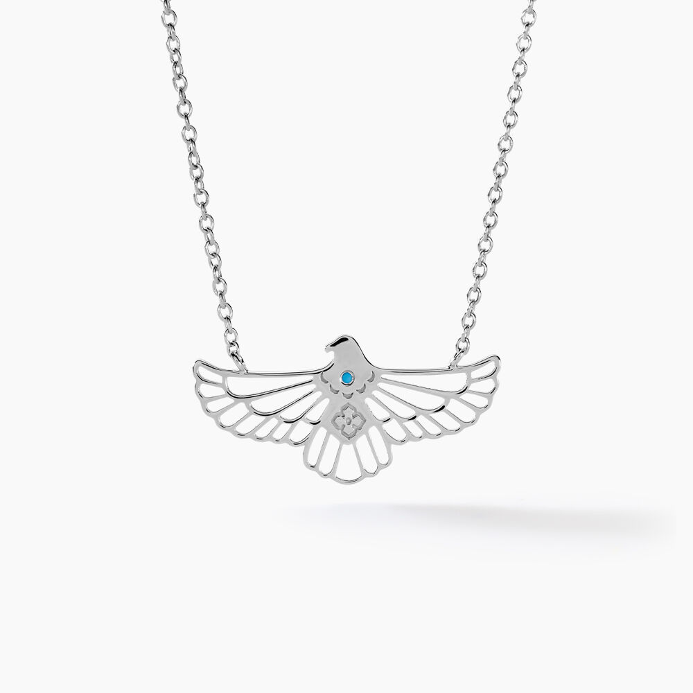 Collier Aviana Argent Blanc Oxyde De Zirconium - Colliers avec pierres Femme | Marc Orian