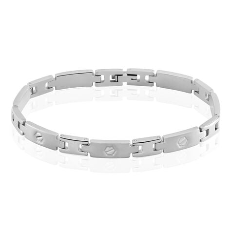 Bracelet Joe Acier Blanc - Bracelets chaînes Homme | Marc Orian