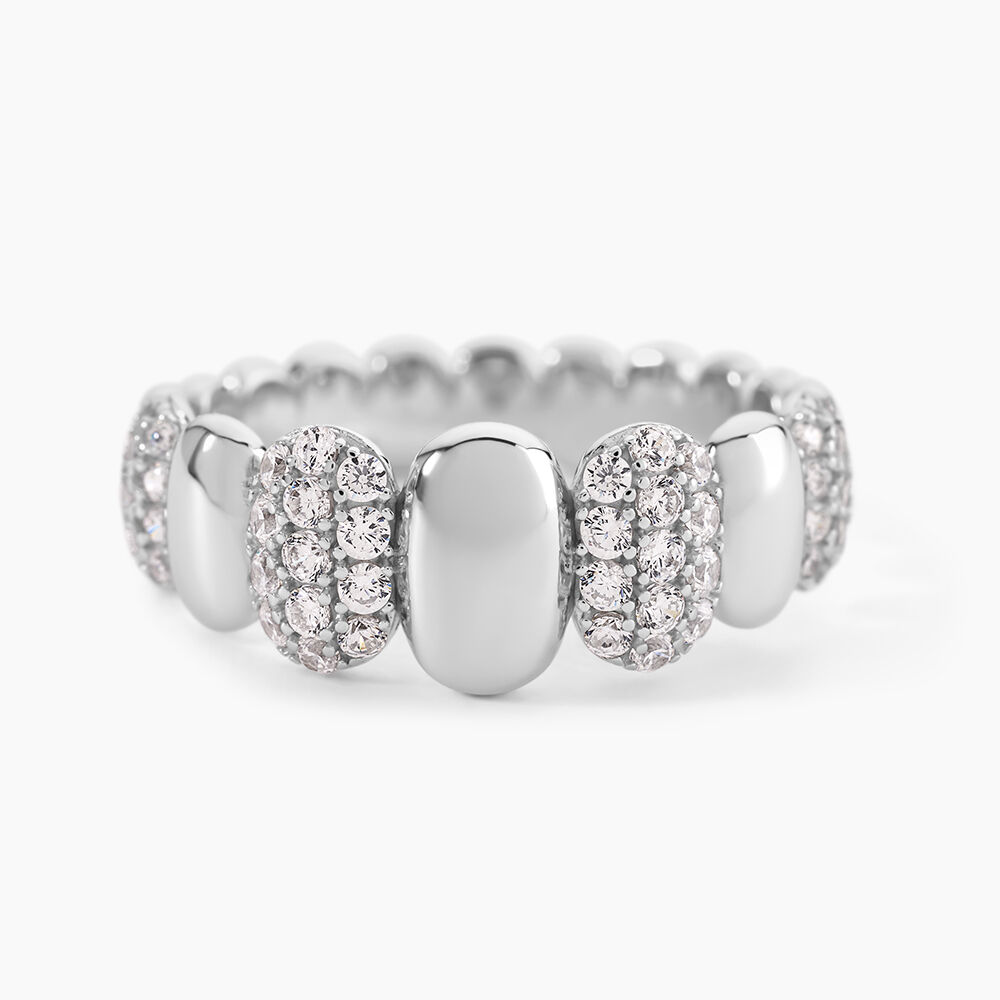 Bague Madame Argent Blanc Oxyde De Zirconium - Bagues avec pierre Femme | Marc Orian