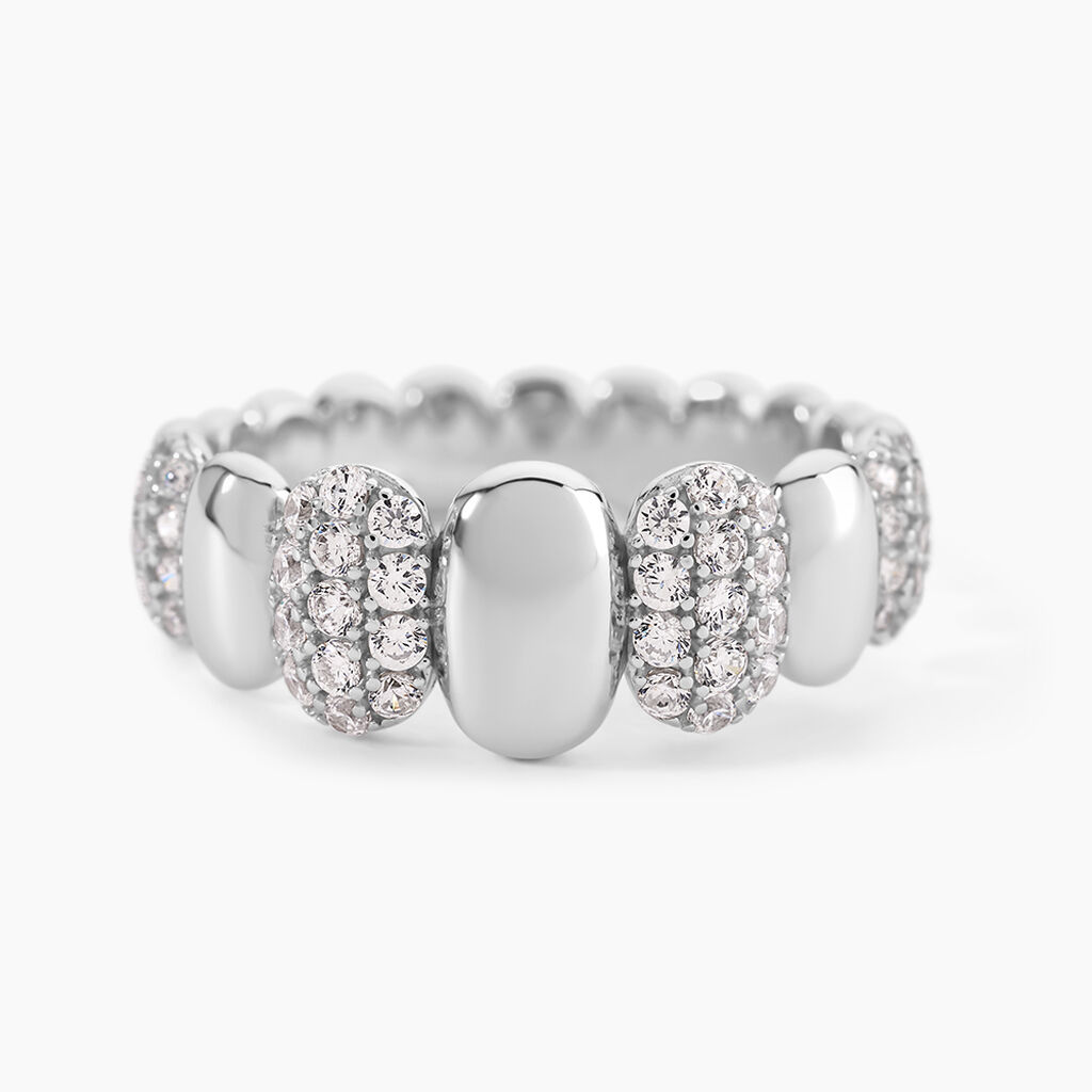 Bague Madame Argent Blanc Oxyde De Zirconium - Bagues avec pierre Femme | Marc Orian