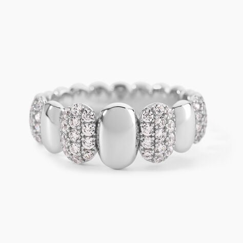 Bague Madame Argent Blanc Oxyde De Zirconium - Bagues avec pierre Femme | Marc Orian