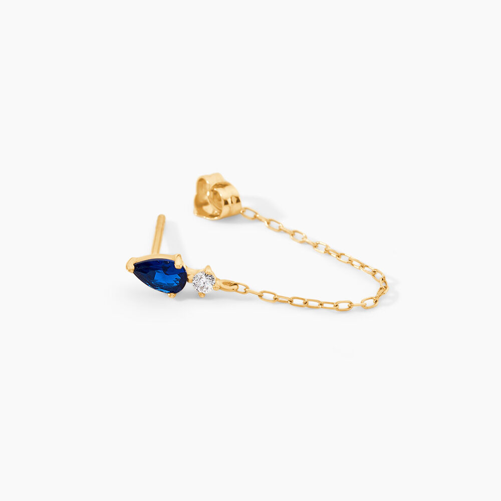 Bijoux D'Oreilles Monna Or Jaune Oxyde De Zirconium - Piercings d'oreilles Femme | Marc Orian