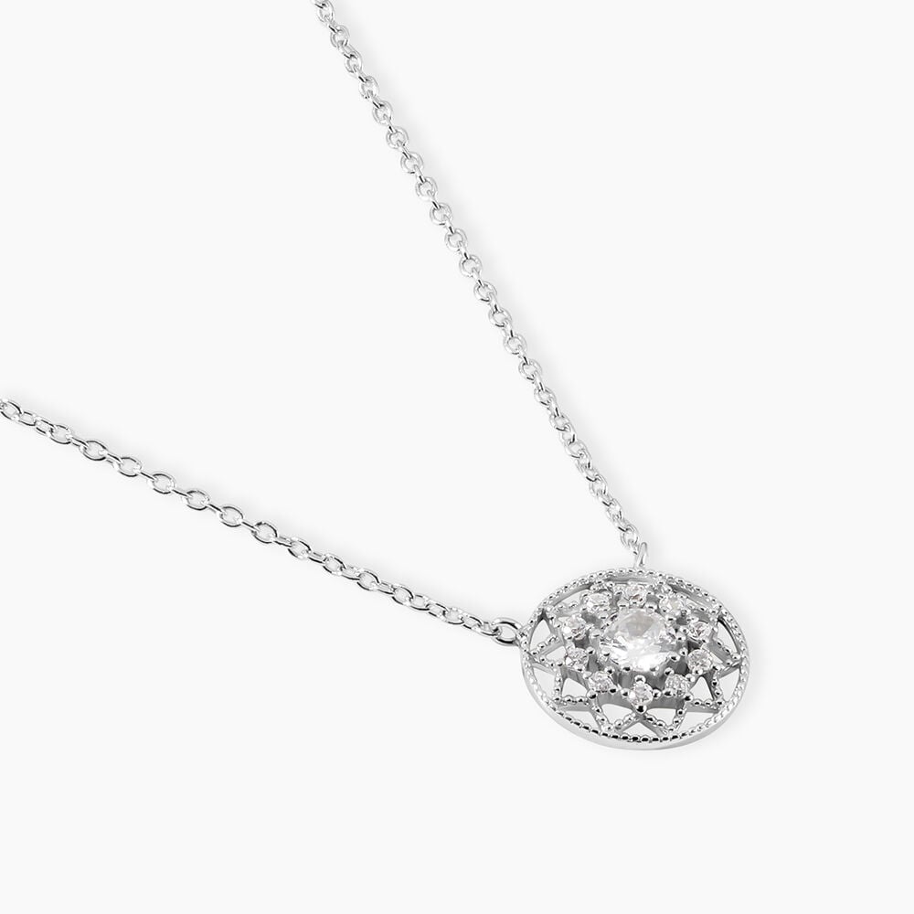 Collier Cassandria Argent Blanc Oxyde De Zirconium - Colliers avec pierres Femme | Marc Orian