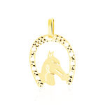 Pendentif Egide Fer A Cheval Or Jaune - Pendentifs Femme | Marc Orian