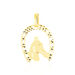 Pendentif Egide Fer A Cheval Or Jaune - Pendentifs Femme | Marc Orian