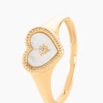 Chevali&egrave;re Bronte Or Jaune Nacre Diamant - Chevali&egrave;res Femme | Marc Orian