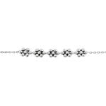 Bracelet Argent Blanc Hippolyta - Bracelets fantaisie Femme | Marc Orian