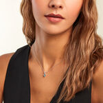 Collier Avalon Argent Blanc Oxyde De Zirconium - Colliers avec pierres Femme | Marc Orian