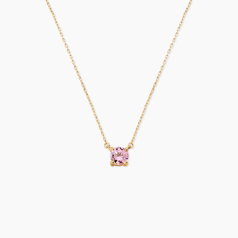 Collier Plaqu&eacute; Or Jaune Nilay Oxyde De Zirconium - Colliers avec pierres Femme | Marc Orian