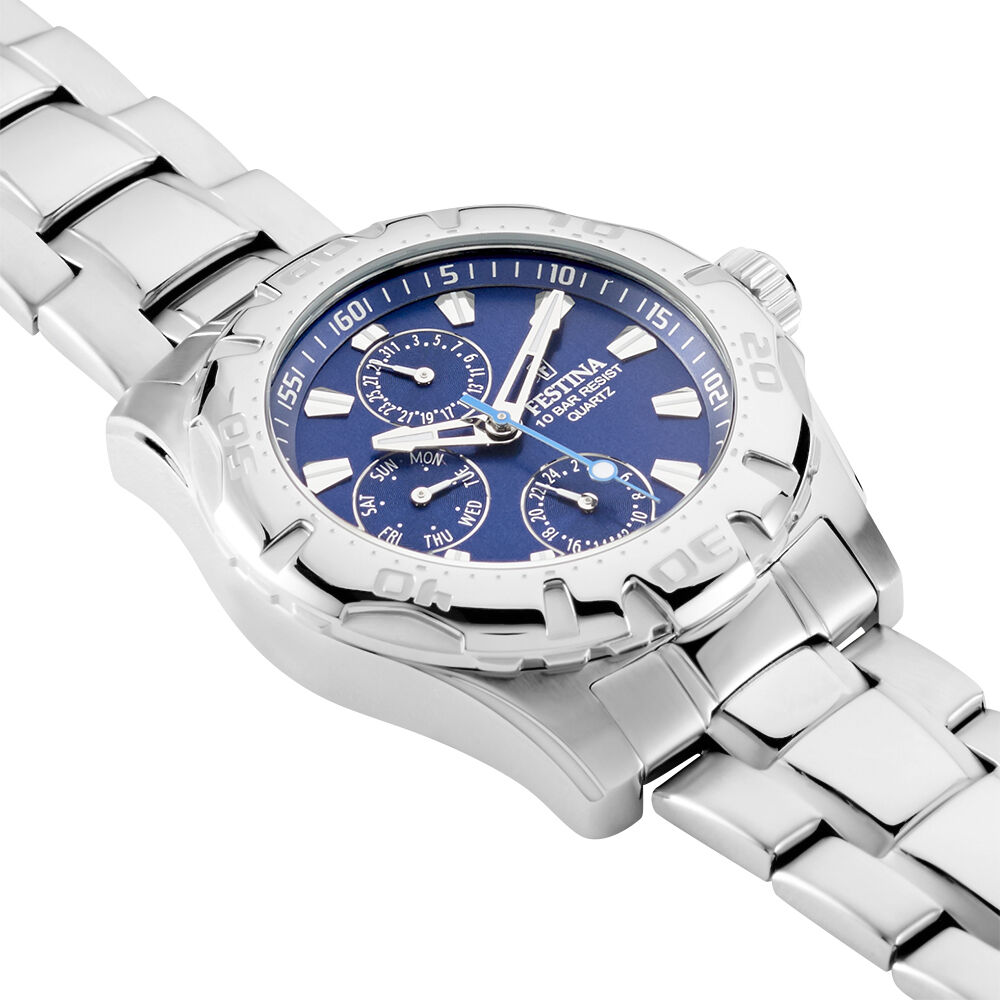 Montre Festina Multifonctions Bleu - Montres étanches Homme | Marc Orian