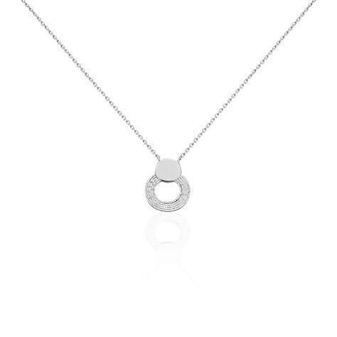 Collier Madelina Argent Blanc - Colliers Femme | Marc Orian