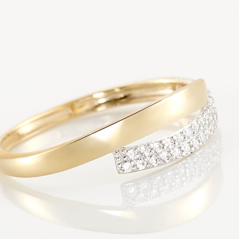 Bague Vero Or Jaune Oxyde De Zirconium - Bagues avec pierre Femme | Marc Orian