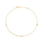 Cha&icirc;ne De Cheville Ronen Or Jaune - Chaines de cheville Femme | Marc Orian