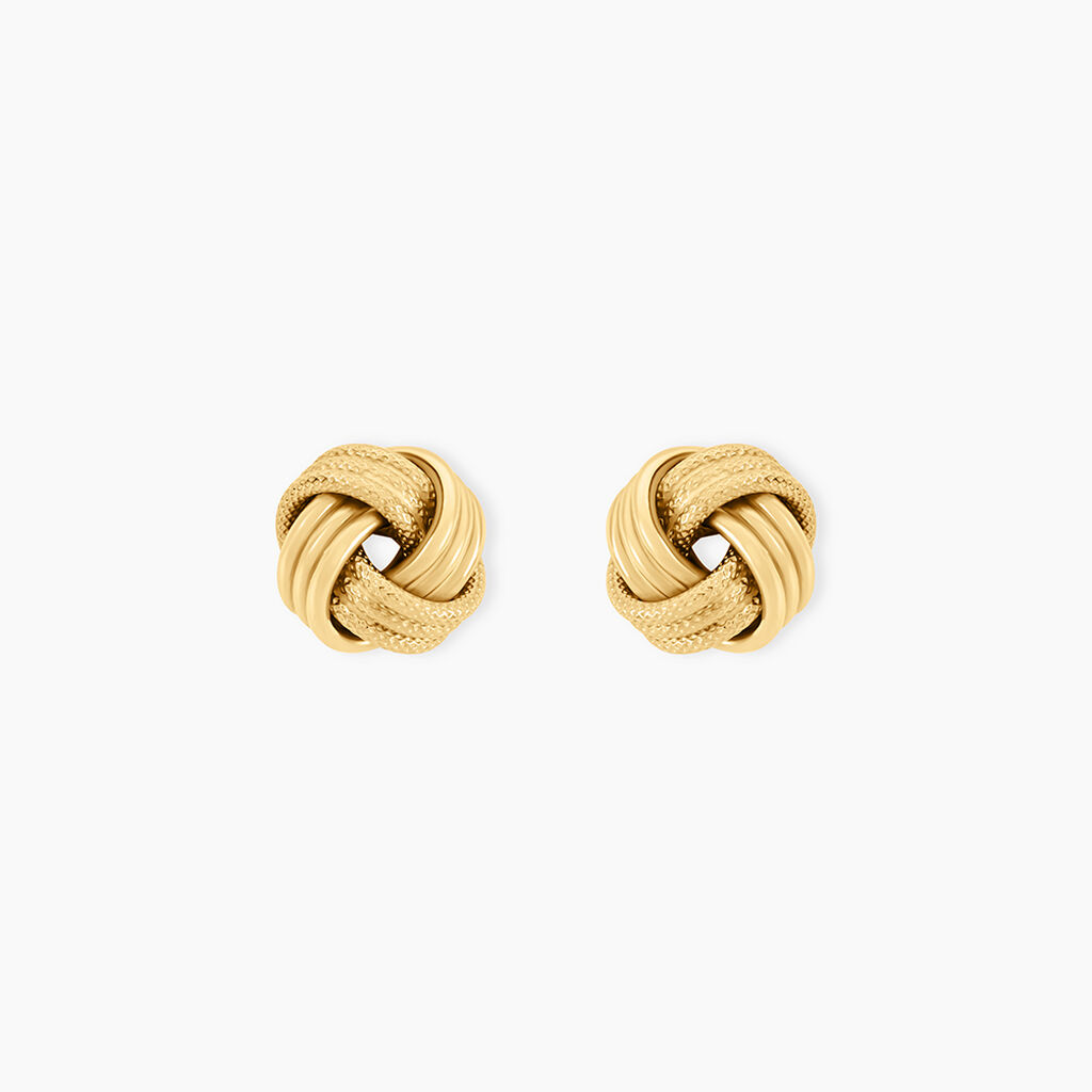 Boucles D'Oreilles Puces Bastiaan Or Jaune - Puces Femme | Marc Orian