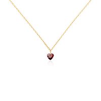 Collier Crush Plaqué Or Jaune Oxyde De Zirconium