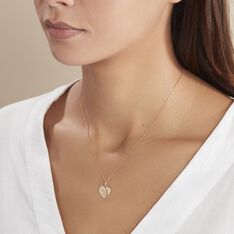 Pendentif Ange Coeur Or Jaune - Pendentifs Famille | Marc Orian