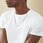 Collier Vivian Argent Blanc - Chaines Homme | Marc Orian