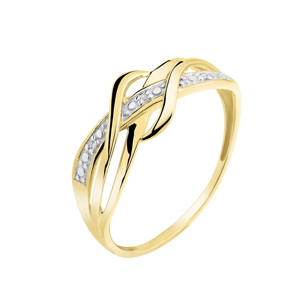Bague Assa Or Jaune Diamant - Bagues pierres pr&eacute;cieuses Femme | Marc Orian
