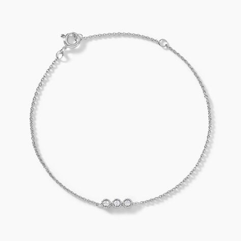 Bracelet Gigi Argent Blanc Diamant Synthétique - Bracelets chaînes Femme | Marc Orian