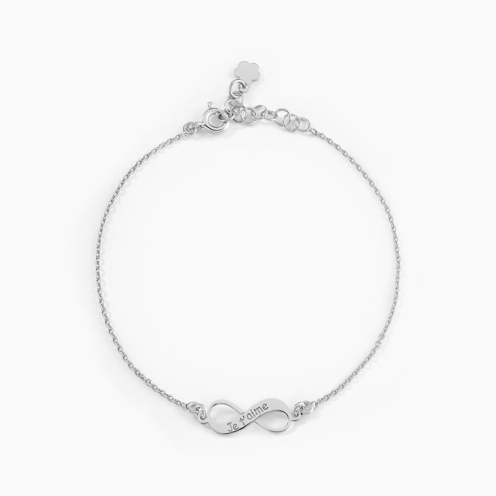 Bracelet Argent Blanc Wandis - Bracelets chaînes Femme | Marc Orian