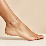 Cha&icirc;ne De Cheville Kailee Plaqu&eacute; Or Jaune - Chaines de cheville Femme | Marc Orian