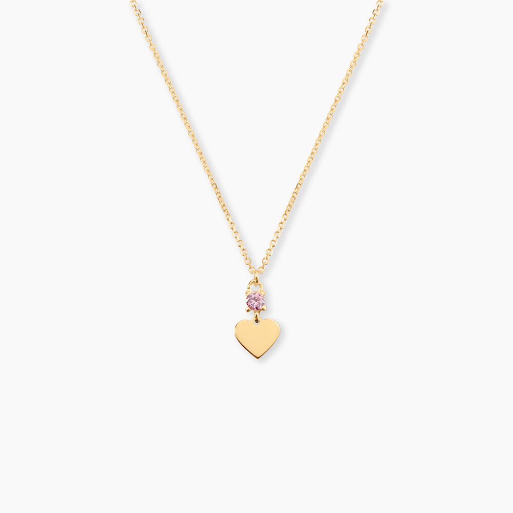 Collier Or Jaune Marie Lou Oxyde De Zirconium - Colliers avec pierres Enfant | Marc Orian