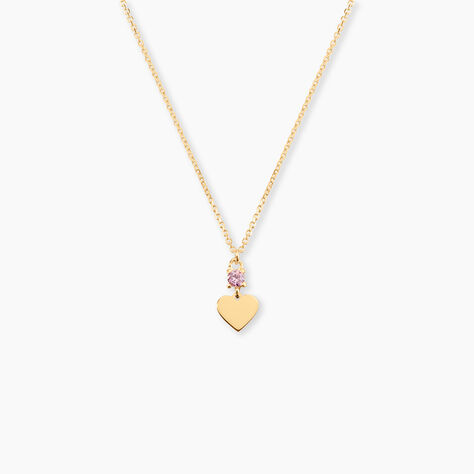 Collier Or Jaune Marie Lou Oxyde De Zirconium - Colliers avec pierres Enfant | Marc Orian