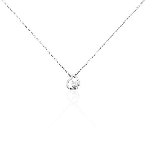 Collier Argent Sidonio Oxydes De Zirconium - Colliers avec pierres Femme | Marc Orian