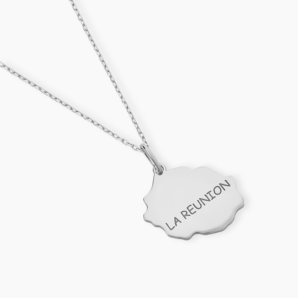 Pendentif Thea Argent Blanc - Bijoux fantaisie Famille | Marc Orian