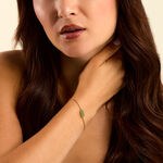 Bracelet Dannie Acier Jaune Aventurine - Bracelets cha&icirc;nes Femme | Marc Orian