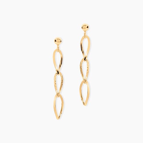 Boucles D'oreilles Pendantes Lianetta Or Jaune - Pendantes Femme | Marc Orian
