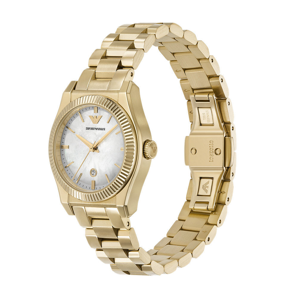 Montre Emporio Armani Nacre Blanche - Montres &eacute;tanches Femme | Marc Orian