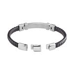Bracelet Yannick Acier Blanc - Bracelets cuir Homme | Marc Orian