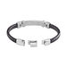 Bracelet Yannick Acier Blanc - Bracelets cuir Homme | Marc Orian