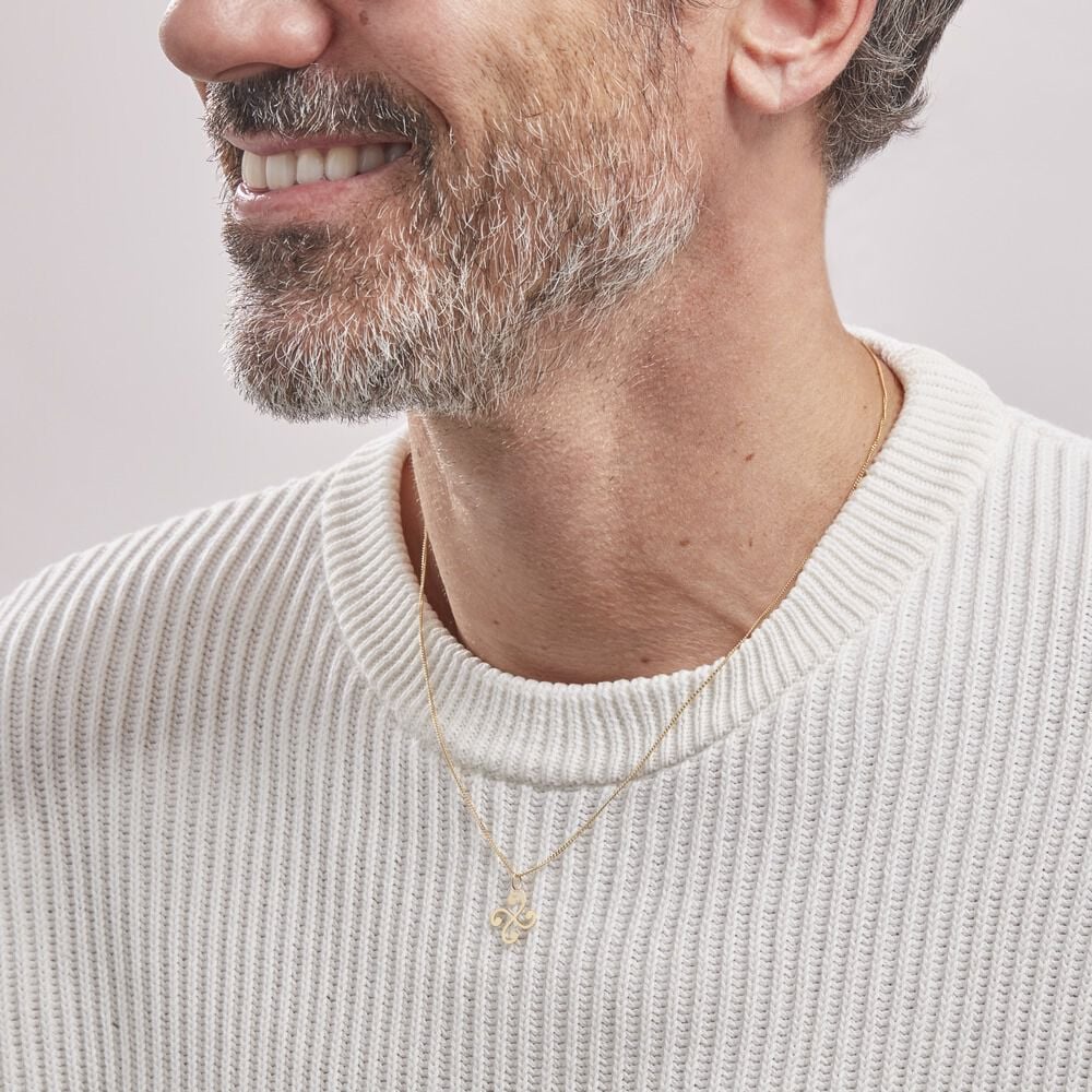 Pendentif Cobeia Croix Basque Or Jaune - Pendentifs Famille | Marc Orian