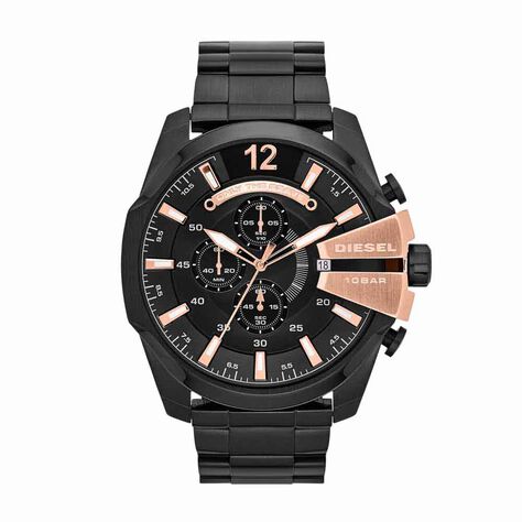 Montre Diesel Mega Chief Noir - Montres &eacute;tanches Homme | Marc Orian