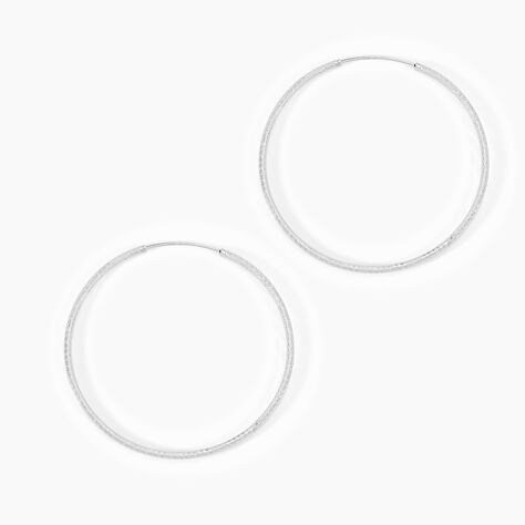 Cr&eacute;oles Argent Blanc Agathe - Cr&eacute;oles Femme | Marc Orian