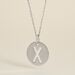 Pendentif Elio X Argent Blanc - Pendentifs Famille | Marc Orian