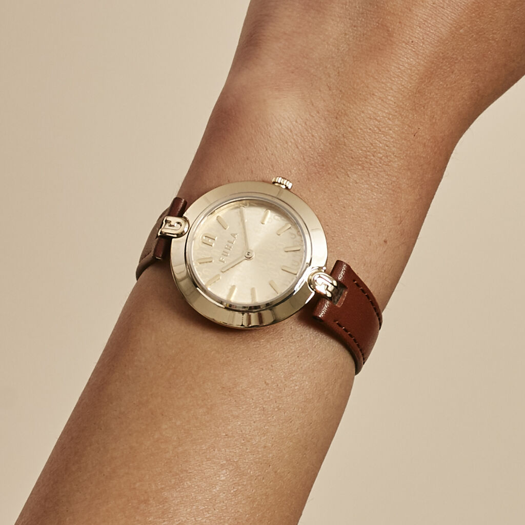 Montre Furla Logo Links Doré - Montres classiques Femme | Marc Orian