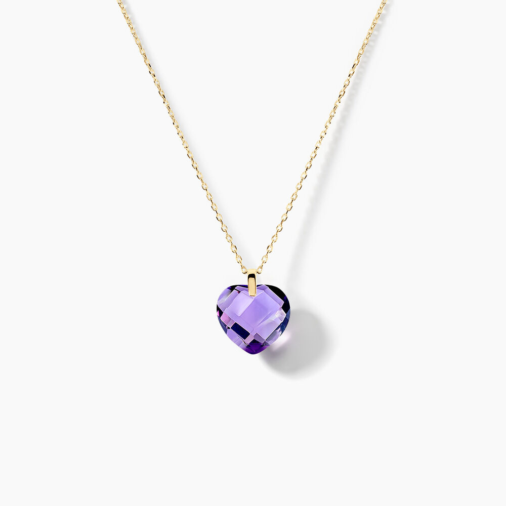 Collier Ludmille Or Jaune Amethyste - Colliers avec pierres Femme | Marc Orian